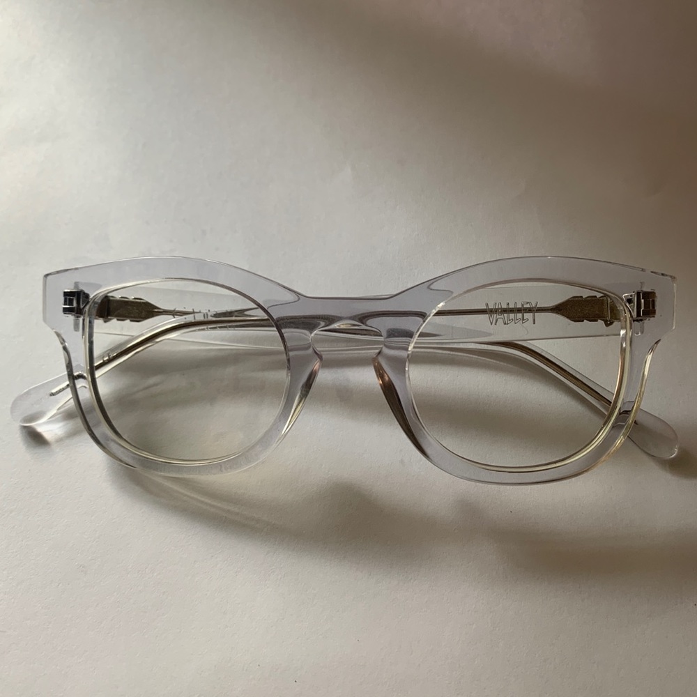 Valley Eyewear Casper Clear Acetate Glasses